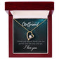 To My Girlfriend I Think You Should Know Forever Necklace w Message Card-Express Your Love Gifts