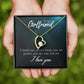 To My Girlfriend I Think You Should Know Forever Necklace w Message Card-Express Your Love Gifts