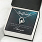 To My Girlfriend I Think You Should Know Forever Necklace w Message Card-Express Your Love Gifts