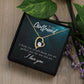 To My Girlfriend I Think You Should Know Forever Necklace w Message Card-Express Your Love Gifts