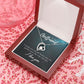 To My Girlfriend I Think You Should Know Forever Necklace w Message Card-Express Your Love Gifts