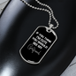 To My Girlfriend If You Think I'm Cute See My Girlfriend Necklace Stainless Steel or 18k Gold Dog Tag 24" Chain-Express Your Love Gifts
