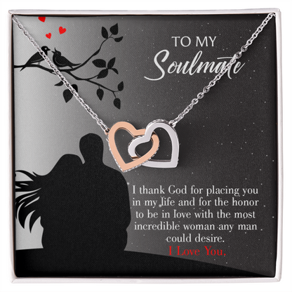 To My Girlfriend Incredible Woman Inseparable Necklace-Express Your Love Gifts