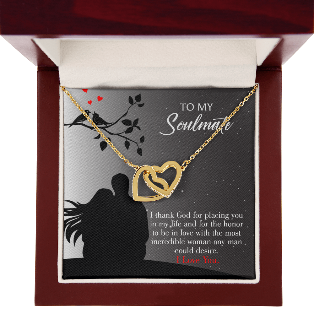 To My Girlfriend Incredible Woman Inseparable Necklace-Express Your Love Gifts