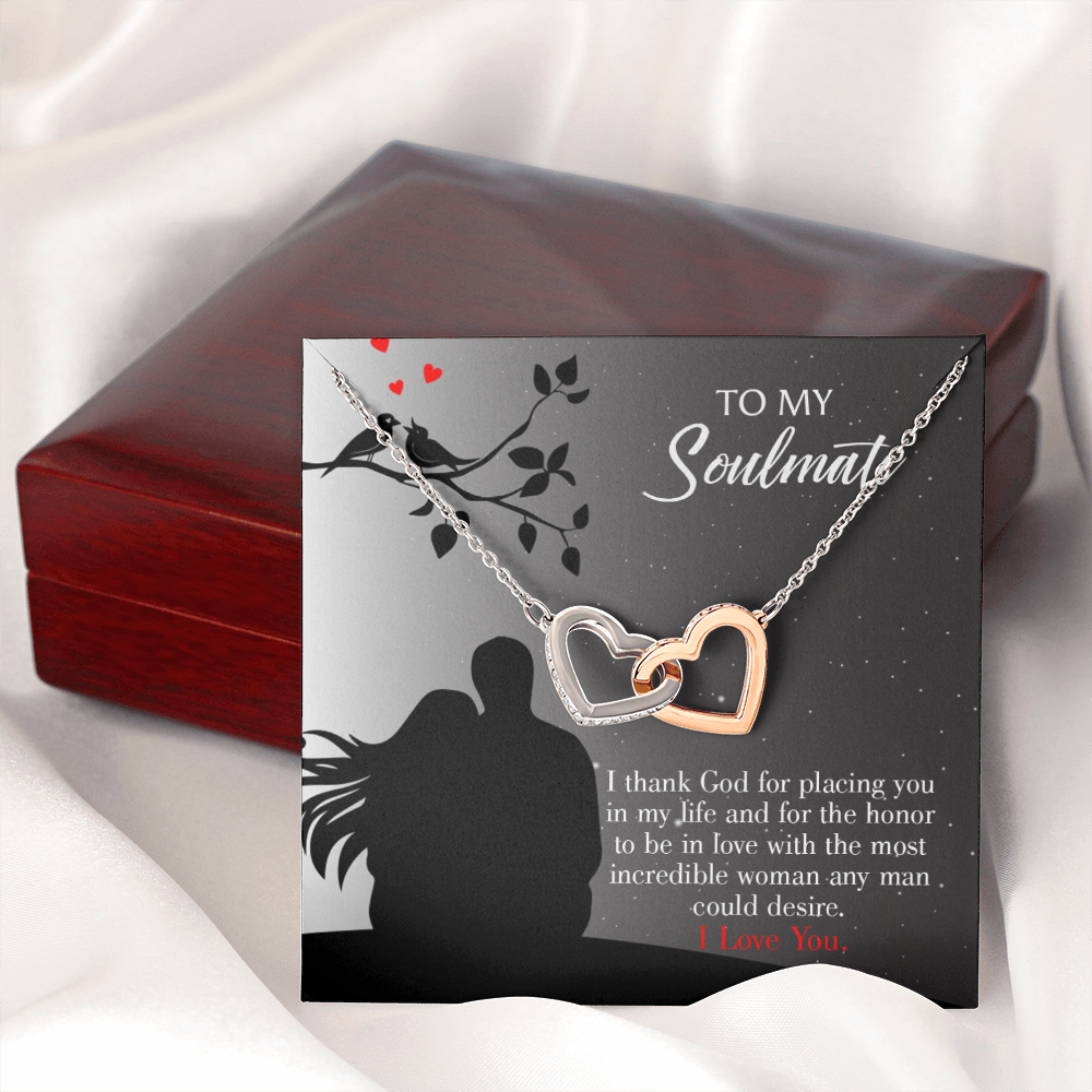 To My Girlfriend Incredible Woman Inseparable Necklace-Express Your Love Gifts