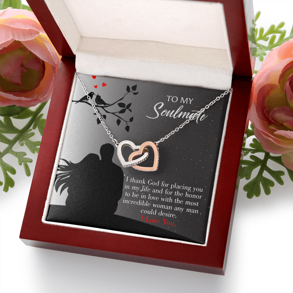To My Girlfriend Incredible Woman Inseparable Necklace-Express Your Love Gifts