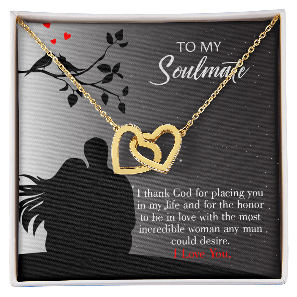 To My Girlfriend Incredible Woman Inseparable Necklace-Express Your Love Gifts