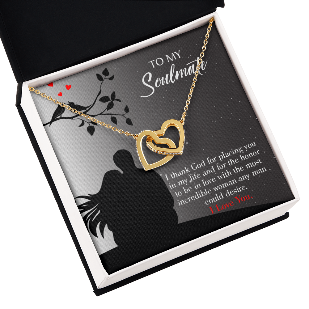 To My Girlfriend Incredible Woman Inseparable Necklace-Express Your Love Gifts