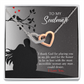 To My Girlfriend Incredible Woman Inseparable Necklace-Express Your Love Gifts
