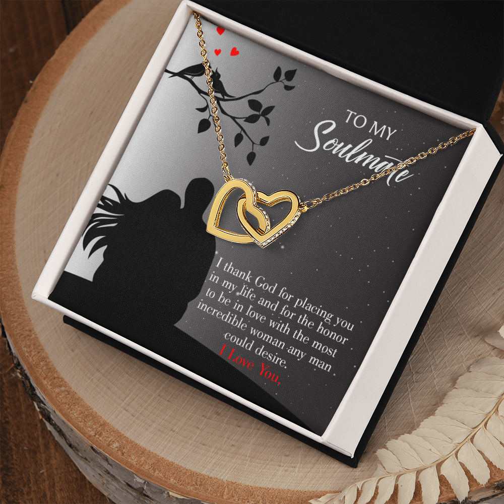 To My Girlfriend Incredible Woman Inseparable Necklace-Express Your Love Gifts