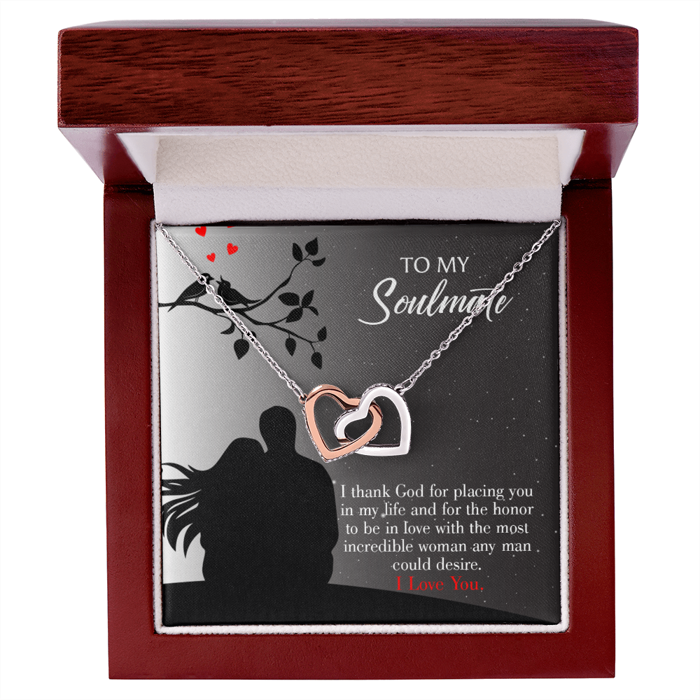 To My Girlfriend Incredible Woman Inseparable Necklace-Express Your Love Gifts