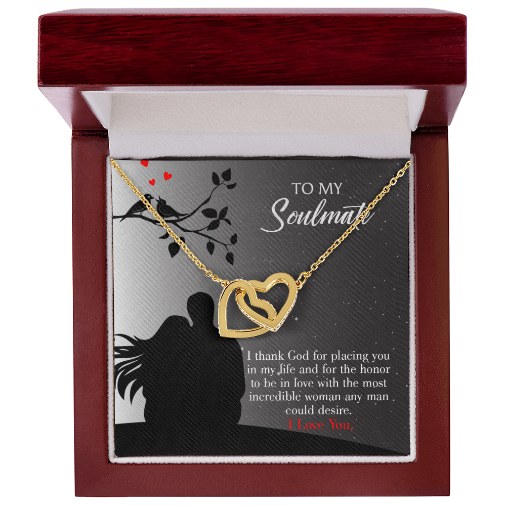 To My Girlfriend Incredible Woman Inseparable Necklace-Express Your Love Gifts