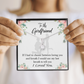 To My Girlfriend Last Breath Alluring Ribbon Necklace Message Card-Express Your Love Gifts