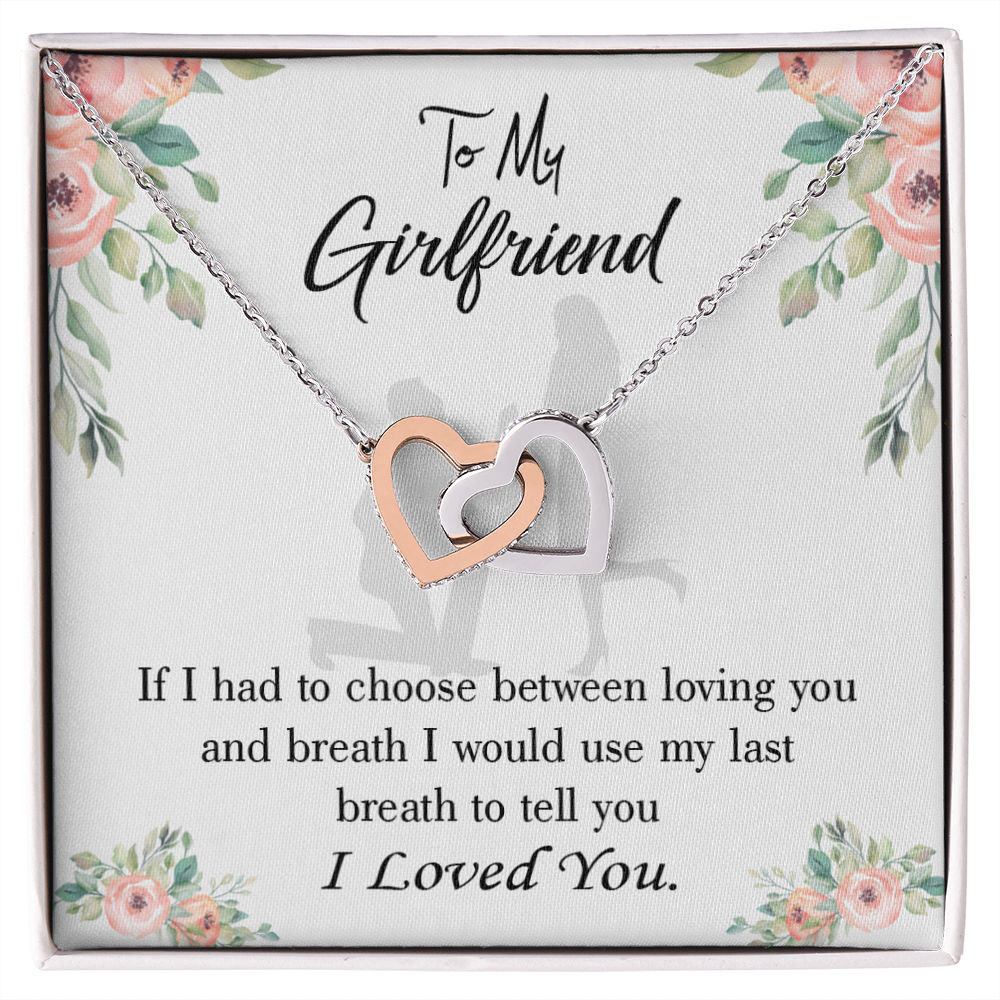 To My Girlfriend Last Breath Inseparable Necklace-Express Your Love Gifts