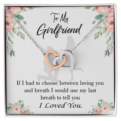 To My Girlfriend Last Breath Inseparable Necklace-Express Your Love Gifts