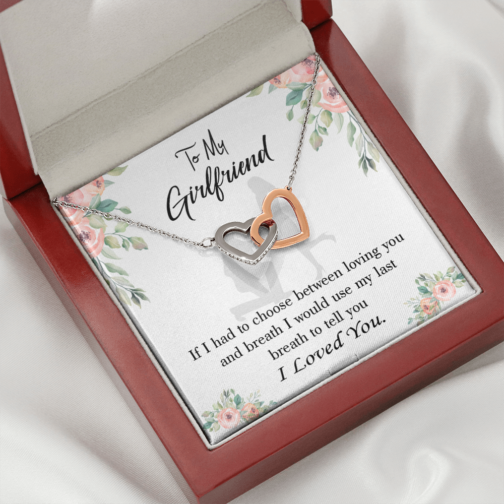 To My Girlfriend Last Breath Inseparable Necklace-Express Your Love Gifts