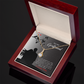 To My Girlfriend Longer Life Alluring Ribbon Necklace Message Card-Express Your Love Gifts