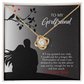 To My Girlfriend Longer Life Infinity Knot Necklace Message Card-Express Your Love Gifts