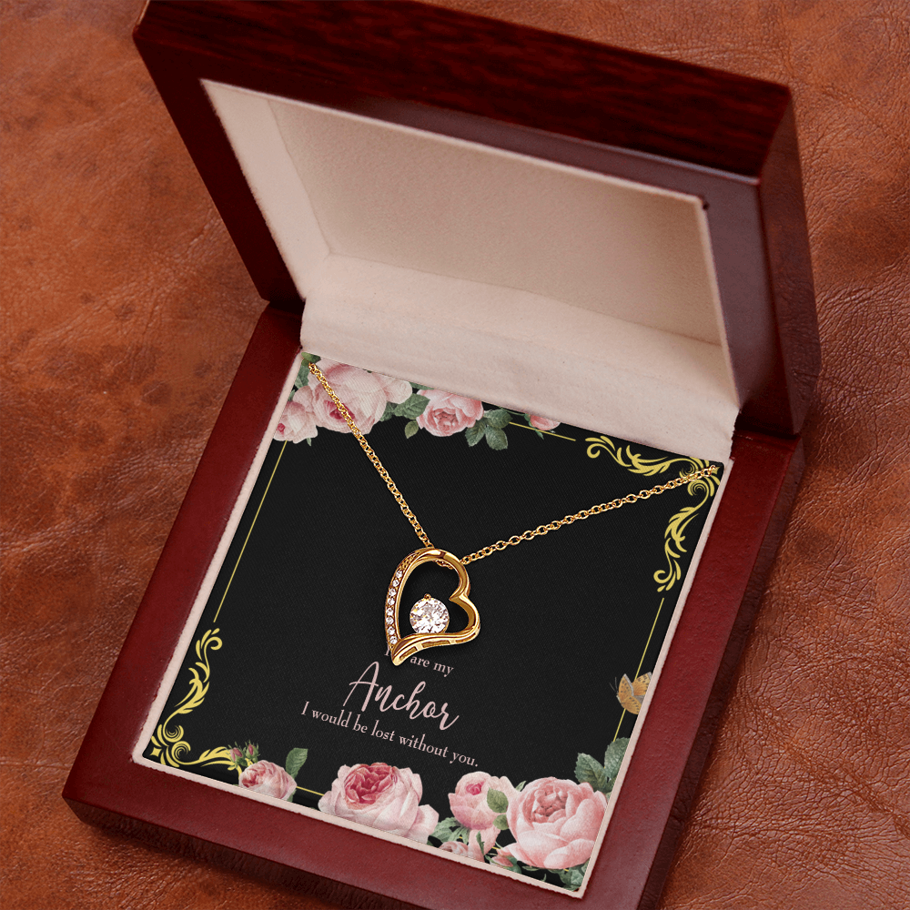 To My Girlfriend Lost Without You Forever Necklace w Message Card-Express Your Love Gifts