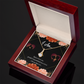 To My Girlfriend Love Gift I am Alluring Ribbon Necklace Message Card-Express Your Love Gifts