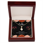 To My Girlfriend Love Gift I am Alluring Ribbon Necklace Message Card-Express Your Love Gifts