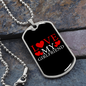 To My Girlfriend Love My Girlfriend Necklace Stainless Steel or 18k Gold Dog Tag 24" Chain-Express Your Love Gifts