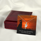 To My Girlfriend Love Our Story Alluring Ribbon Necklace Message Card-Express Your Love Gifts