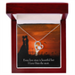 To My Girlfriend Love Our Story Forever Necklace w Message Card-Express Your Love Gifts