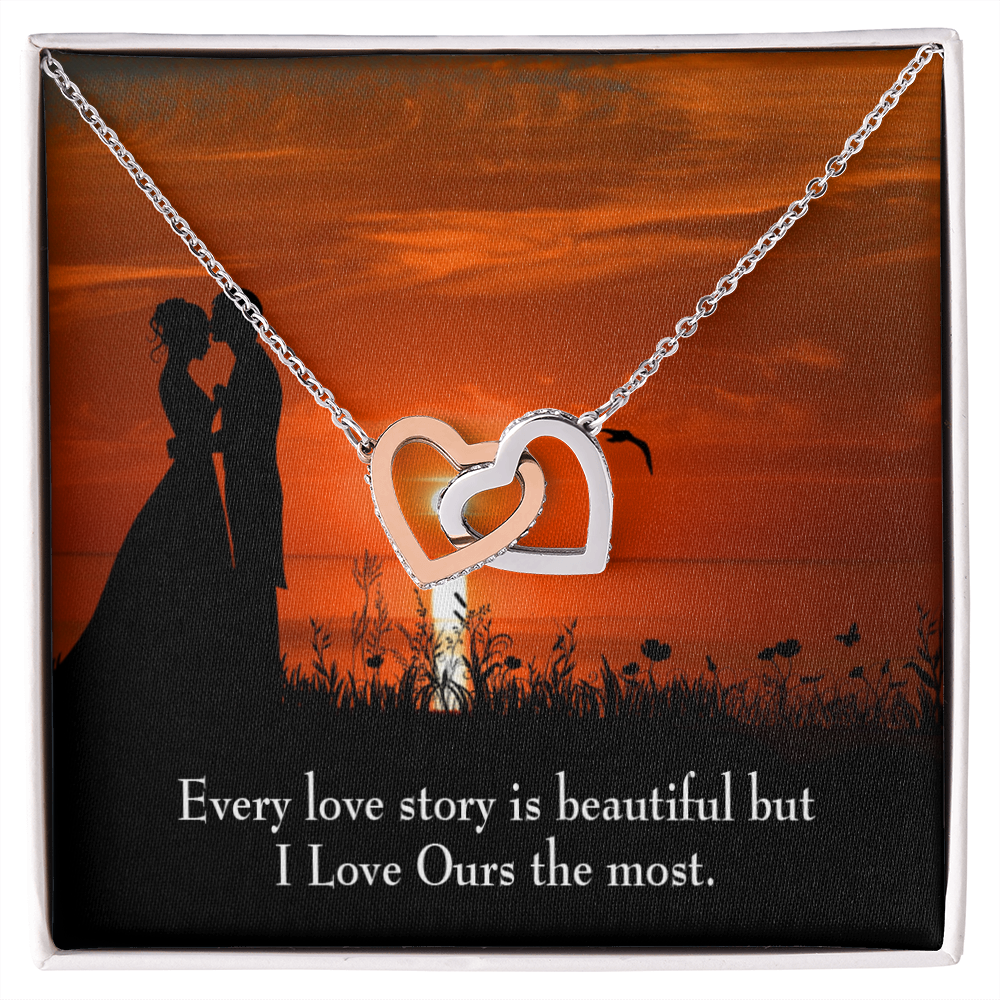 To My Girlfriend Love Our Story Inseparable Necklace-Express Your Love Gifts