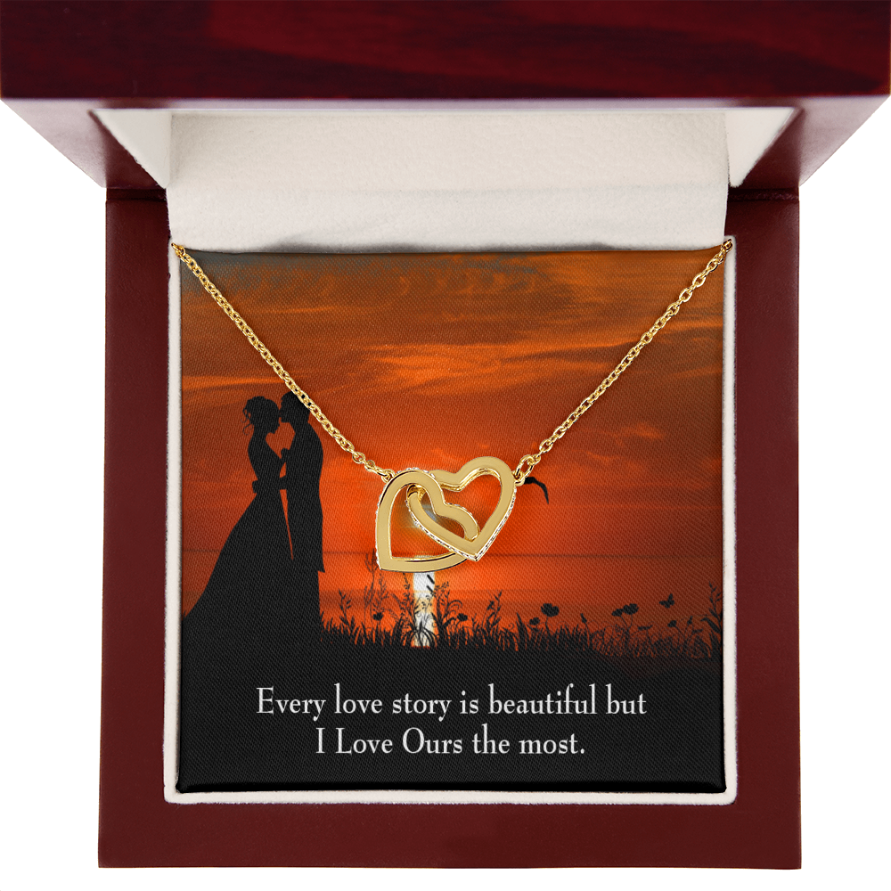 To My Girlfriend Love Our Story Inseparable Necklace-Express Your Love Gifts