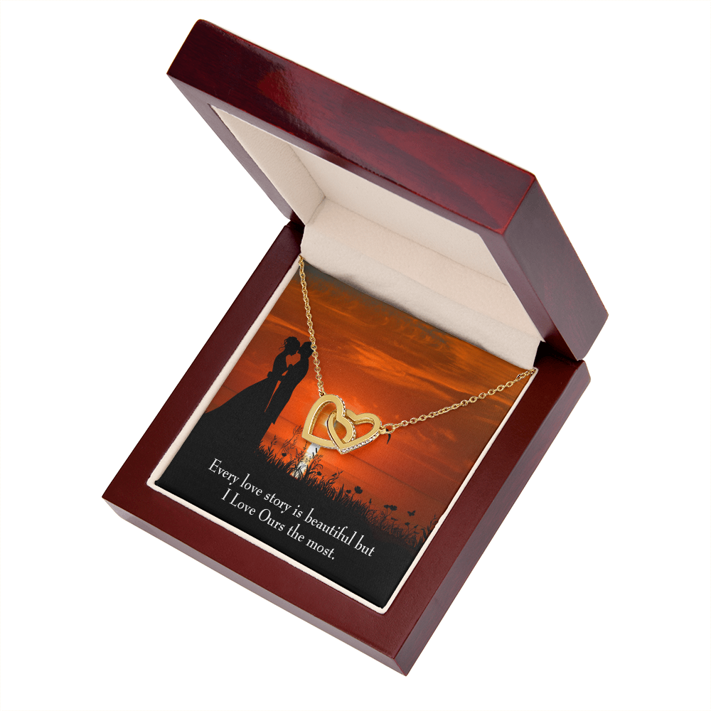 To My Girlfriend Love Our Story Inseparable Necklace-Express Your Love Gifts