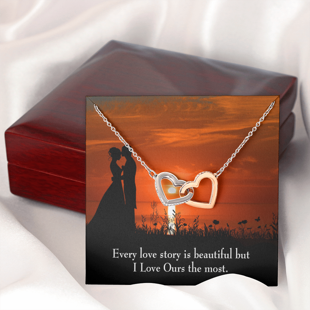 To My Girlfriend Love Our Story Inseparable Necklace-Express Your Love Gifts