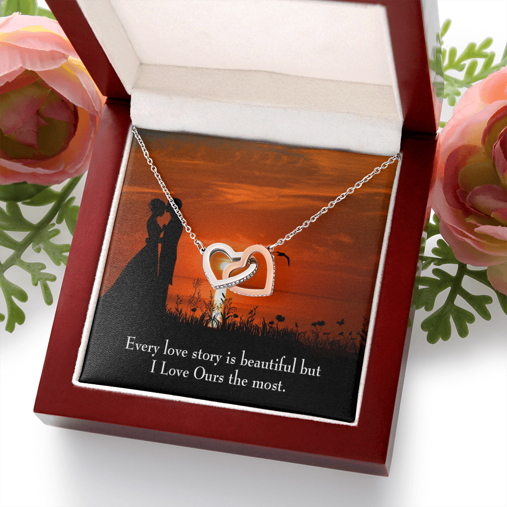 To My Girlfriend Love Our Story Inseparable Necklace-Express Your Love Gifts