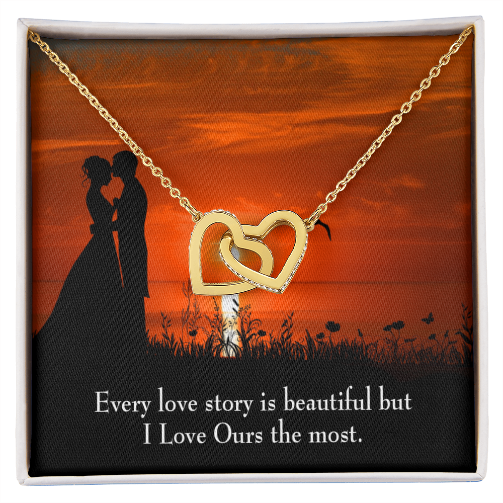 To My Girlfriend Love Our Story Inseparable Necklace-Express Your Love Gifts