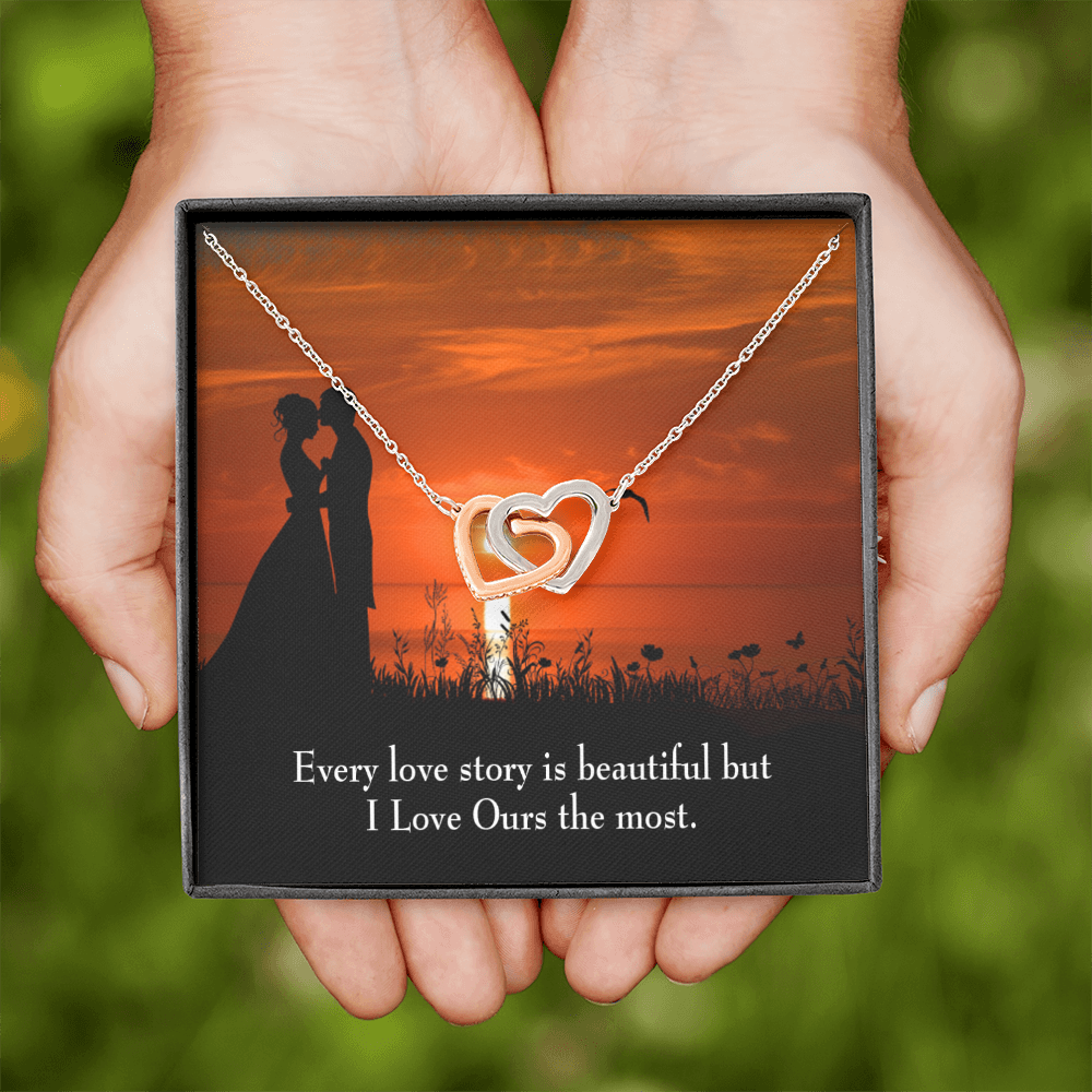 To My Girlfriend Love Our Story Inseparable Necklace-Express Your Love Gifts