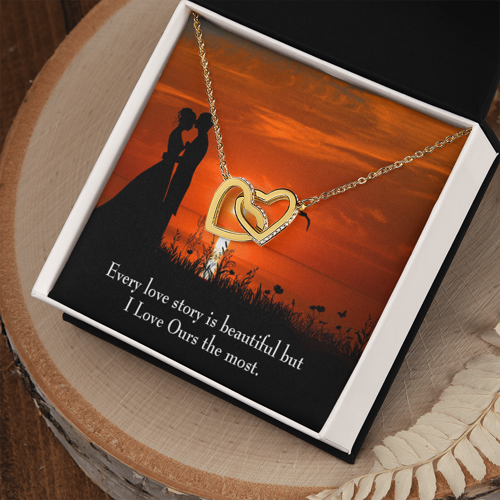 To My Girlfriend Love Our Story Inseparable Necklace-Express Your Love Gifts