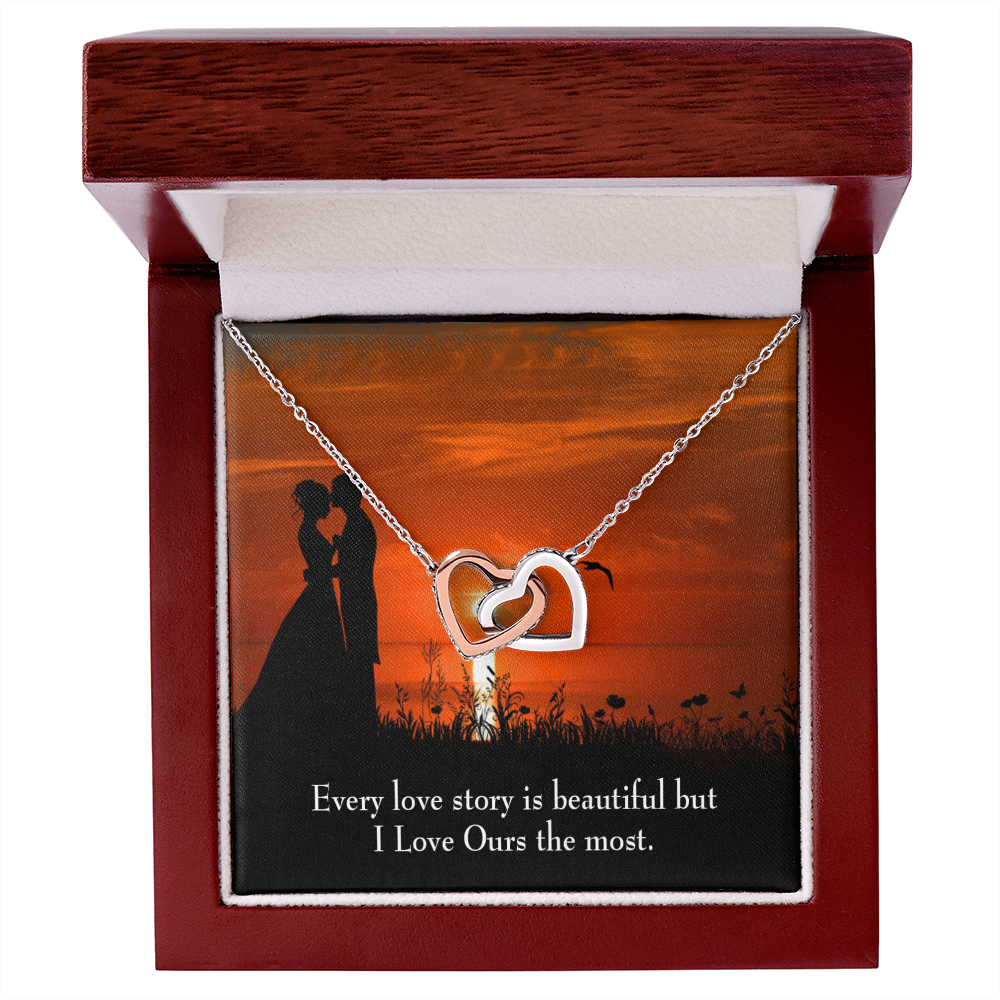 To My Girlfriend Love Our Story Inseparable Necklace-Express Your Love Gifts