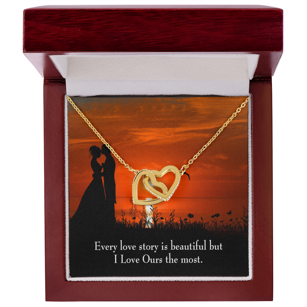 To My Girlfriend Love Our Story Inseparable Necklace-Express Your Love Gifts