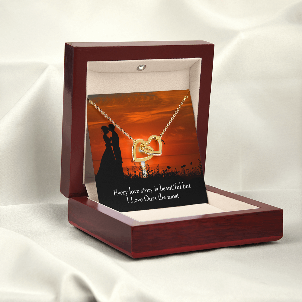 To My Girlfriend Love Our Story Inseparable Necklace-Express Your Love Gifts
