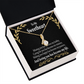 To My Girlfriend Loving You Alluring Ribbon Necklace Message Card-Express Your Love Gifts