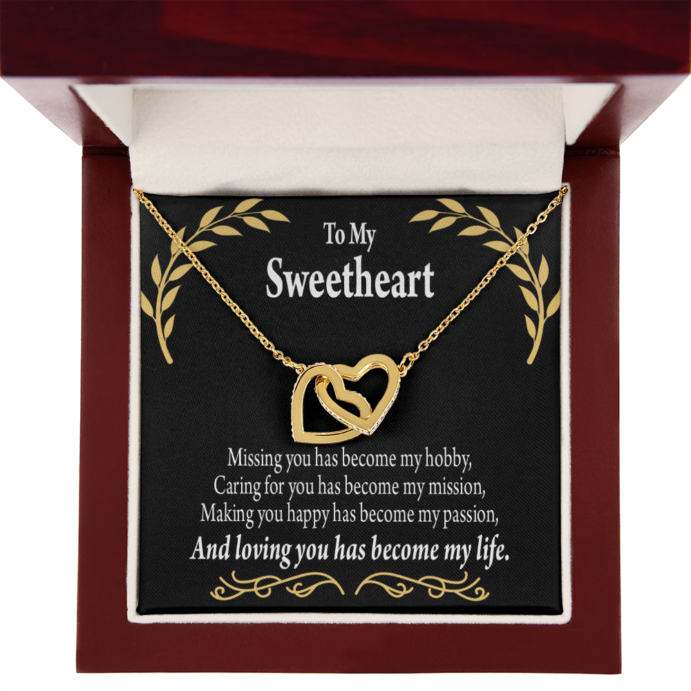 To My Girlfriend Loving You Inseparable Necklace-Express Your Love Gifts
