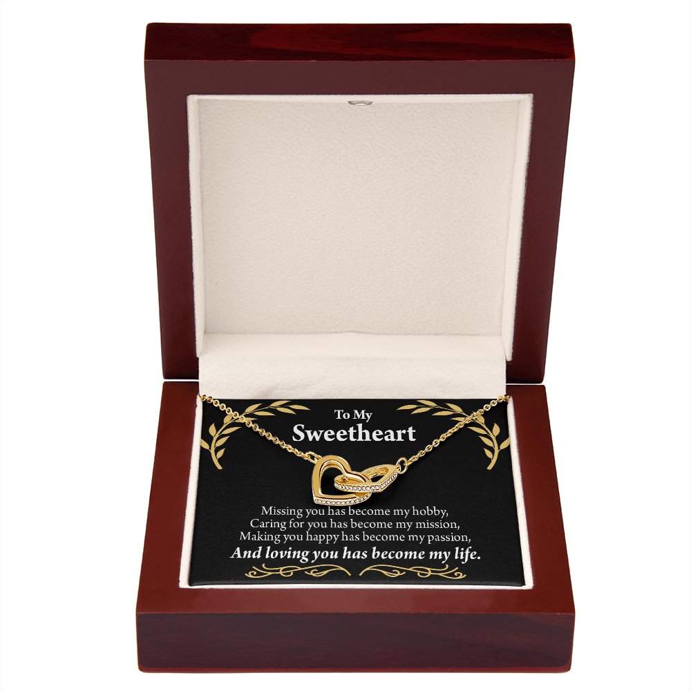 To My Girlfriend Loving You Inseparable Necklace-Express Your Love Gifts