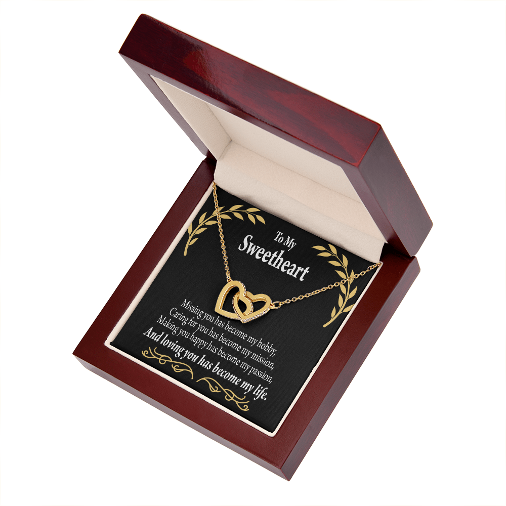 To My Girlfriend Loving You Inseparable Necklace-Express Your Love Gifts