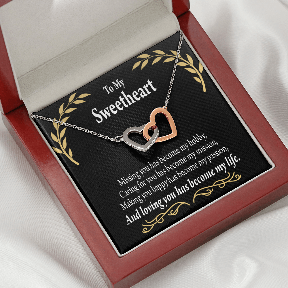 To My Girlfriend Loving You Inseparable Necklace-Express Your Love Gifts