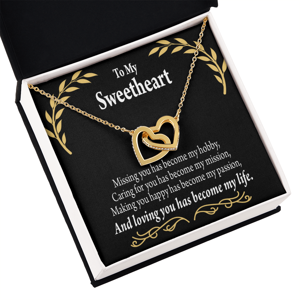 To My Girlfriend Loving You Inseparable Necklace-Express Your Love Gifts