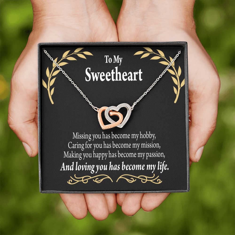 To My Girlfriend Loving You Inseparable Necklace-Express Your Love Gifts
