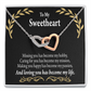 To My Girlfriend Loving You Inseparable Necklace-Express Your Love Gifts