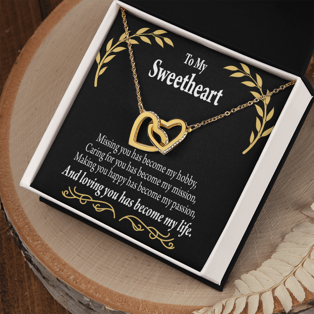 To My Girlfriend Loving You Inseparable Necklace-Express Your Love Gifts