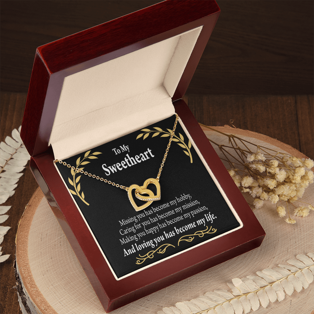 To My Girlfriend Loving You Inseparable Necklace-Express Your Love Gifts