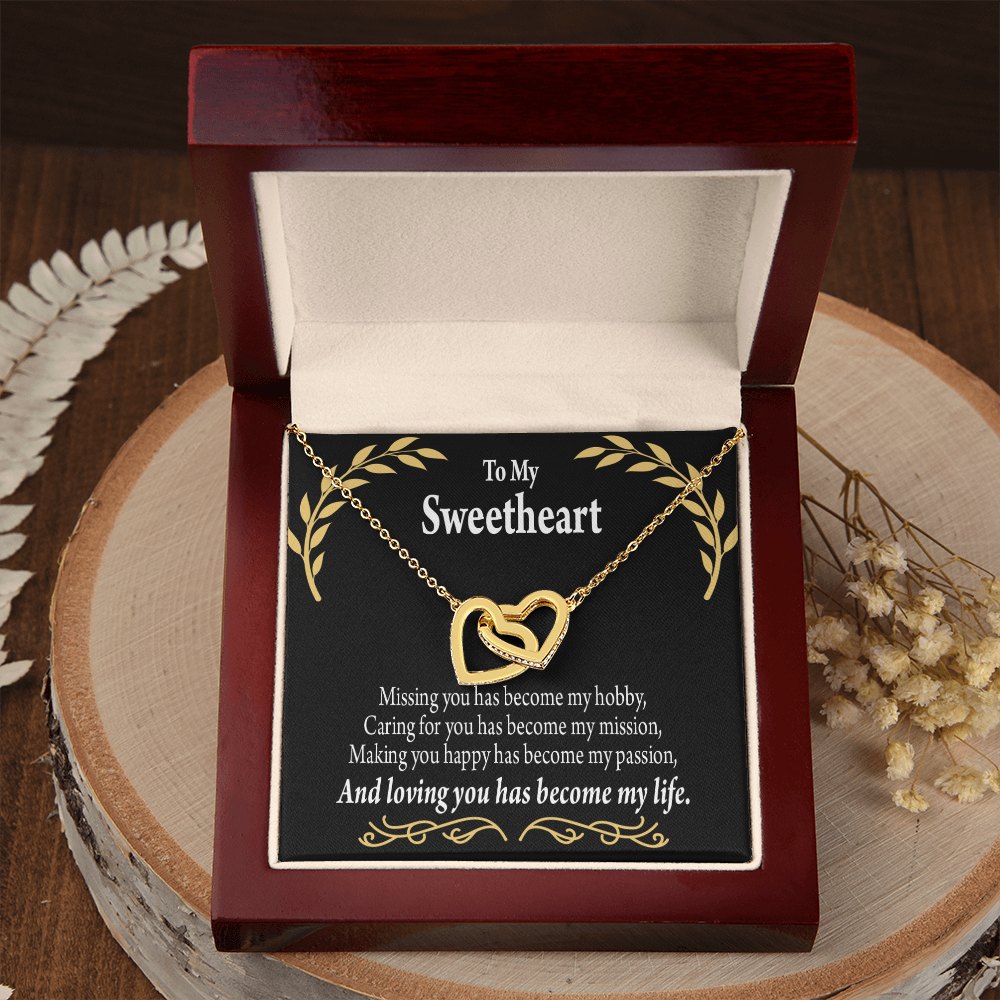 To My Girlfriend Loving You Inseparable Necklace-Express Your Love Gifts